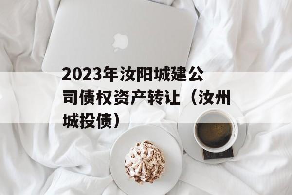 2023年汝阳城建公司债权资产转让（汝州城投债）
